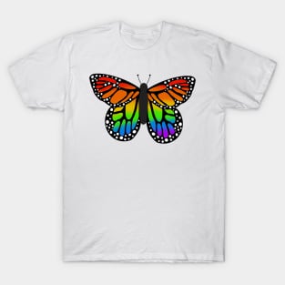 Rainbow butterfly v2 T-Shirt